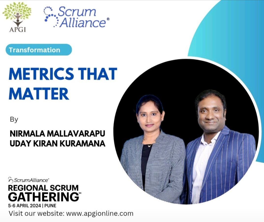APGI is excited to welcome Nirmala and Uday to #RSGPune2024 

#APGI2024