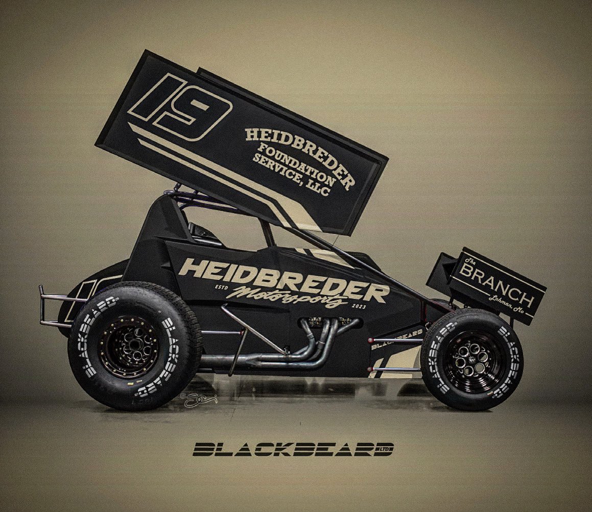 New design for Heidbreder Motorsports.