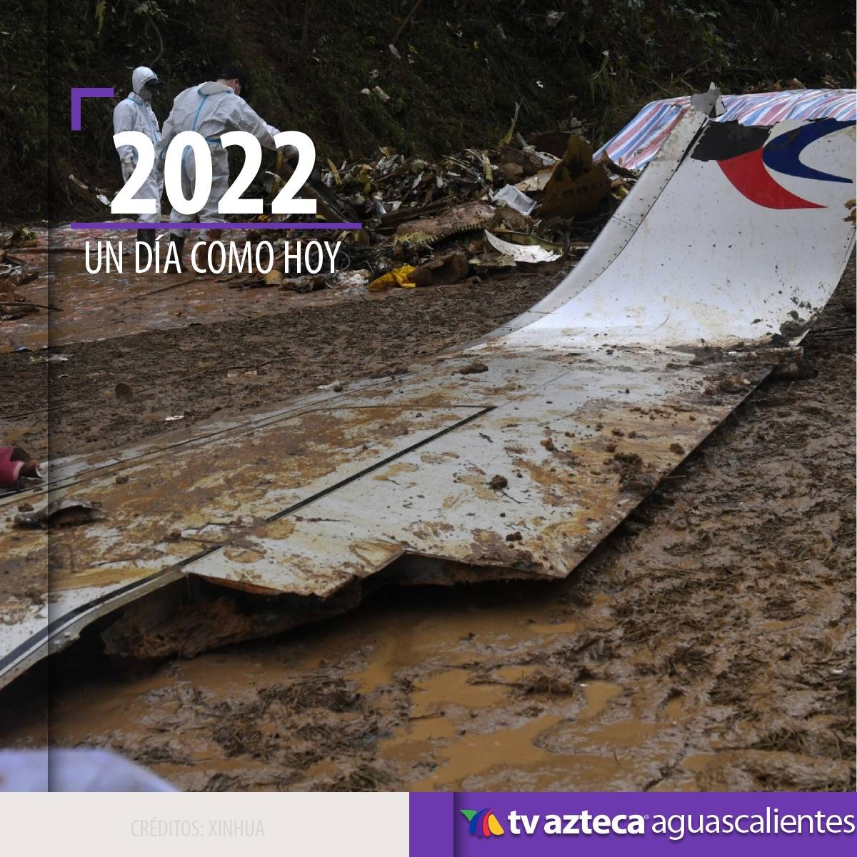 😢 En 2022 el vuelo 5735 de China Eastern Airlines se estrella en las montañas de Guangxi, China. 😔 Fallecen 123 pasajeros y 9 tripulantes a bordo. #TragediaAérea #ChinaEasternAirlines