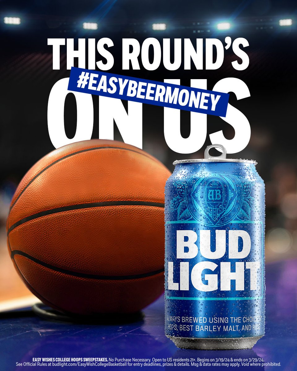 Basketball is here and so is the beer Reply #EasyBeerMoney & #Sweepstakes for the chance to win beer money for the first round on us