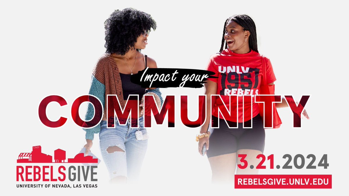 Are you up for the challenge? Check out the opportunities to double your impact on the programs that mean the most to you at UNLV. View the matches and challenges here: bit.ly/rebelsgive24ch… #RebelsGive