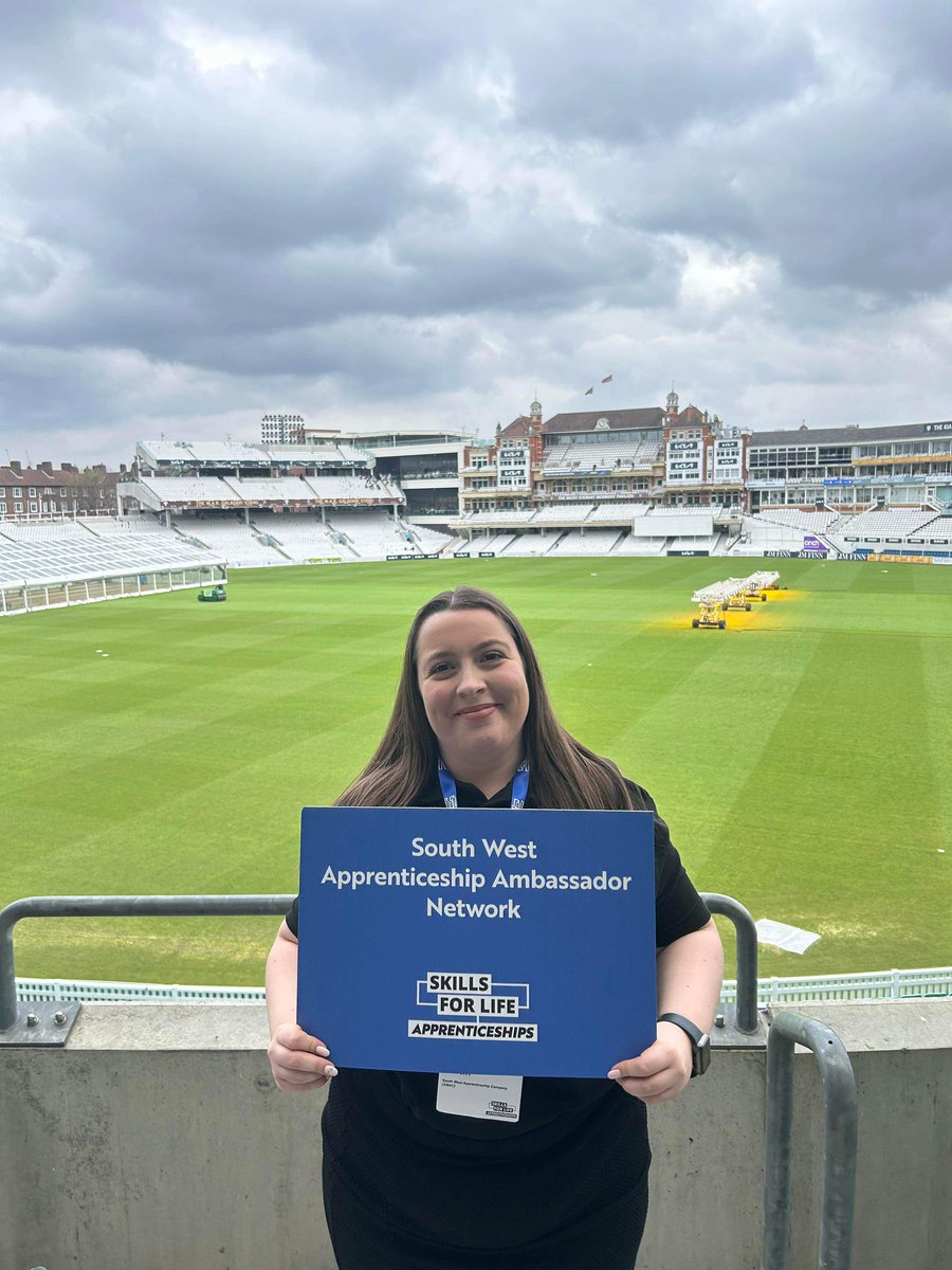 Ellie was #outandabout at the Apprenticeship Ambassador Network Annual Conference at the Oval Cricket Ground. Looks like a fun day! @SouthWestAAN @halfon4harlowMP @apprenticeships