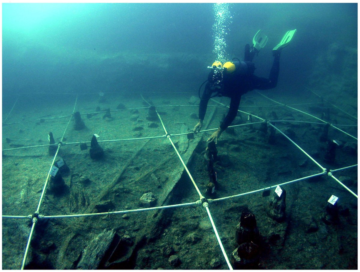 DrNWillburger's tweet photo. #Neolithic boats excavated in the Mediterranean reveal advanced nautical technology. More than 7,000 years ago, people navigated the Mediterranean Sea using technologically sophisticated boats, according to a newly published study.

👉https://t.co/Sgn177cbBp https://t.co/Xpg4IwMomW