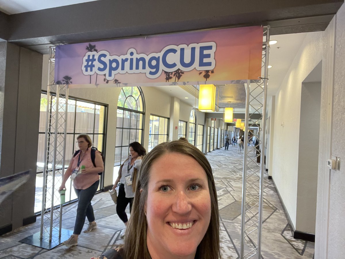 So thankful for the @INeLearn and the funds they fight to allocate to coaches to continue our learning.  Thanks to their grant, I am excited for my first #SpringCUE and can’t wait to bring great things back to my teachers and students!