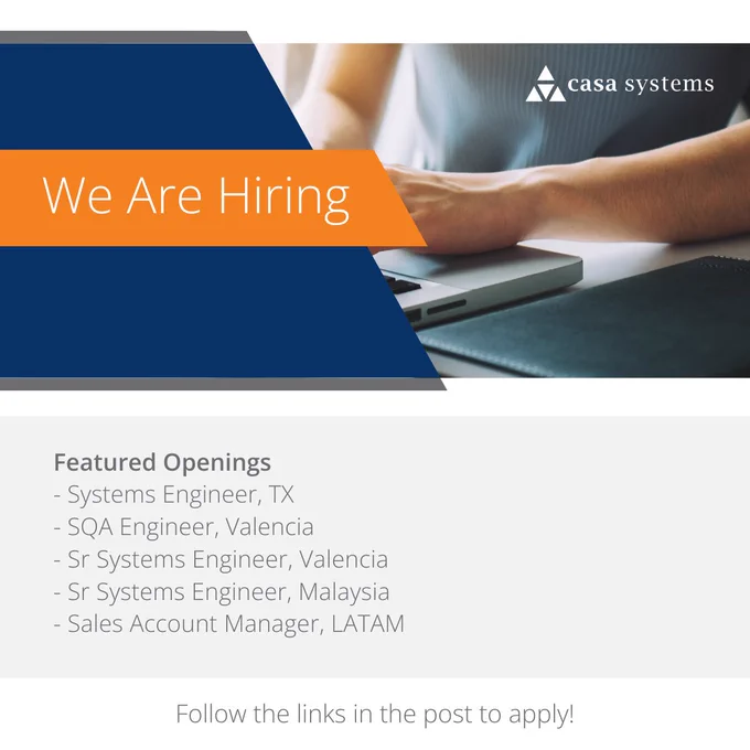 Image from Casa Systems (@Casa_Systems)