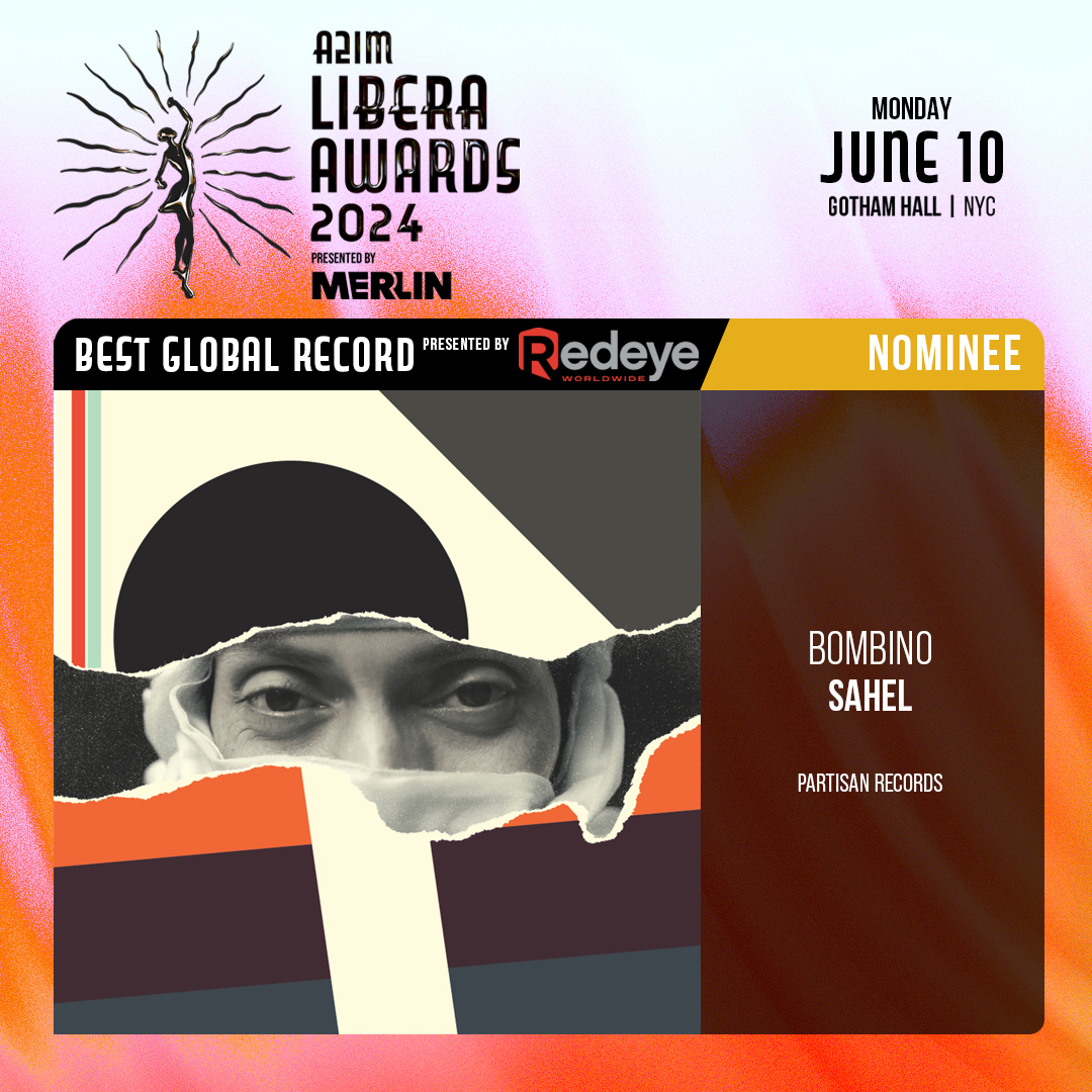 I'm excited to share that my album, Sahel, has been nominated for Best Global Record at the 2024 @a2im Libera Awards, an annual celebration recognizing the independent sector's hard work and artistry!
