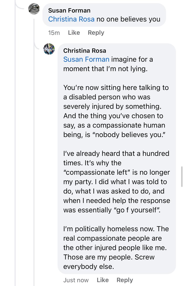 Remember when you were in middle school and it felt like everybody hated you? 

Get a vaccine injury and find out that it’s true ✌🏼 

#CovidVaccines #vaccineinjuries