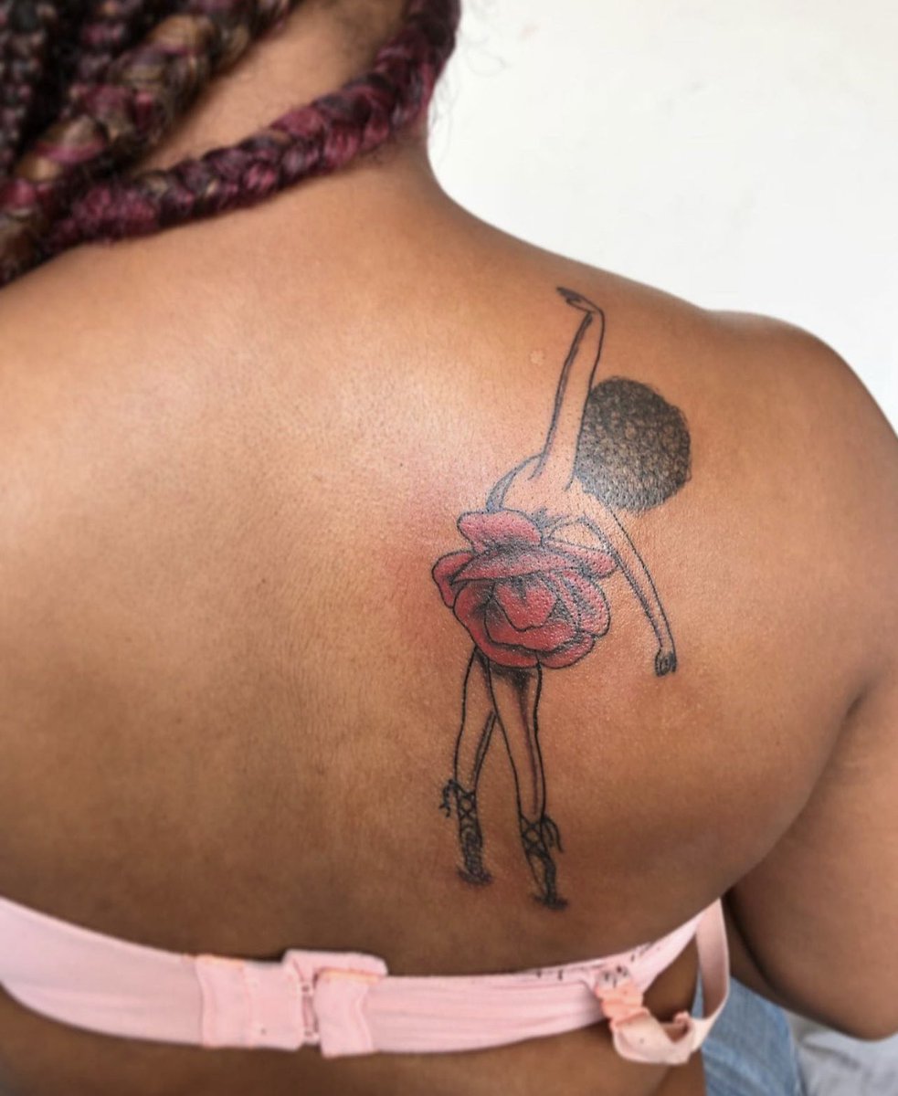 You Dance Love , You Dance Joy, And You Dance Dreams 🩰 

•

#atl #atlanta #ballerina #dancetattoo #ballerinatattoo #rosetattoo #atltattooartist #atlantatattooartist