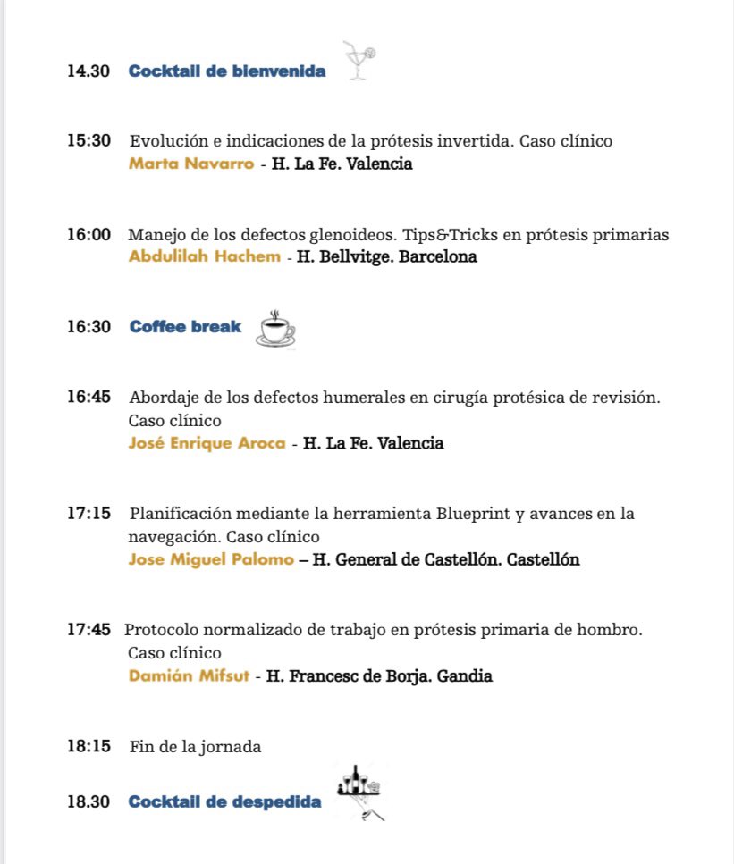 CotGandia's tweet photo. Hoy en Gandía, hemos podido compartir experiencias sobre Avances en artroplastia de hombro, gracias a la Jornada organizada por el Servicio de Cirugía Ortopédica y Traumatología del Hospital Universitario Francesc de Borja. https://t.co/o19nL2eKd6