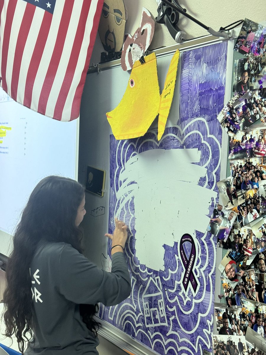 Great art exists to be destroyed, or in this case, erased. 

“Mr. Smith this is so satisfying to wipe away. It’s like a giant lottery ticket and I am the coin.”

- Daphne, GT Freshman
