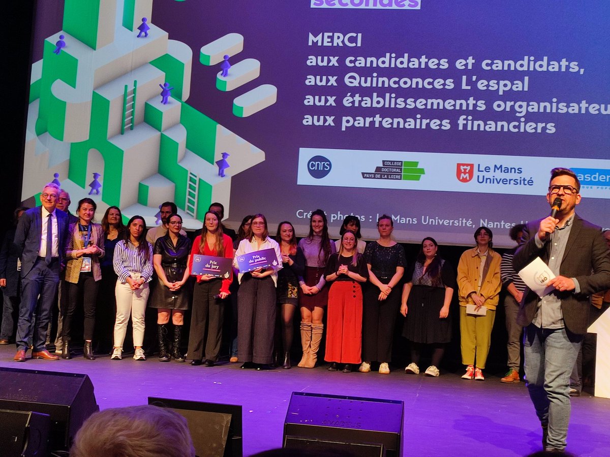 Bravo à tous les finalistes de #MT180 Pays de la Loire et tout particulièrement à Valériane Loison