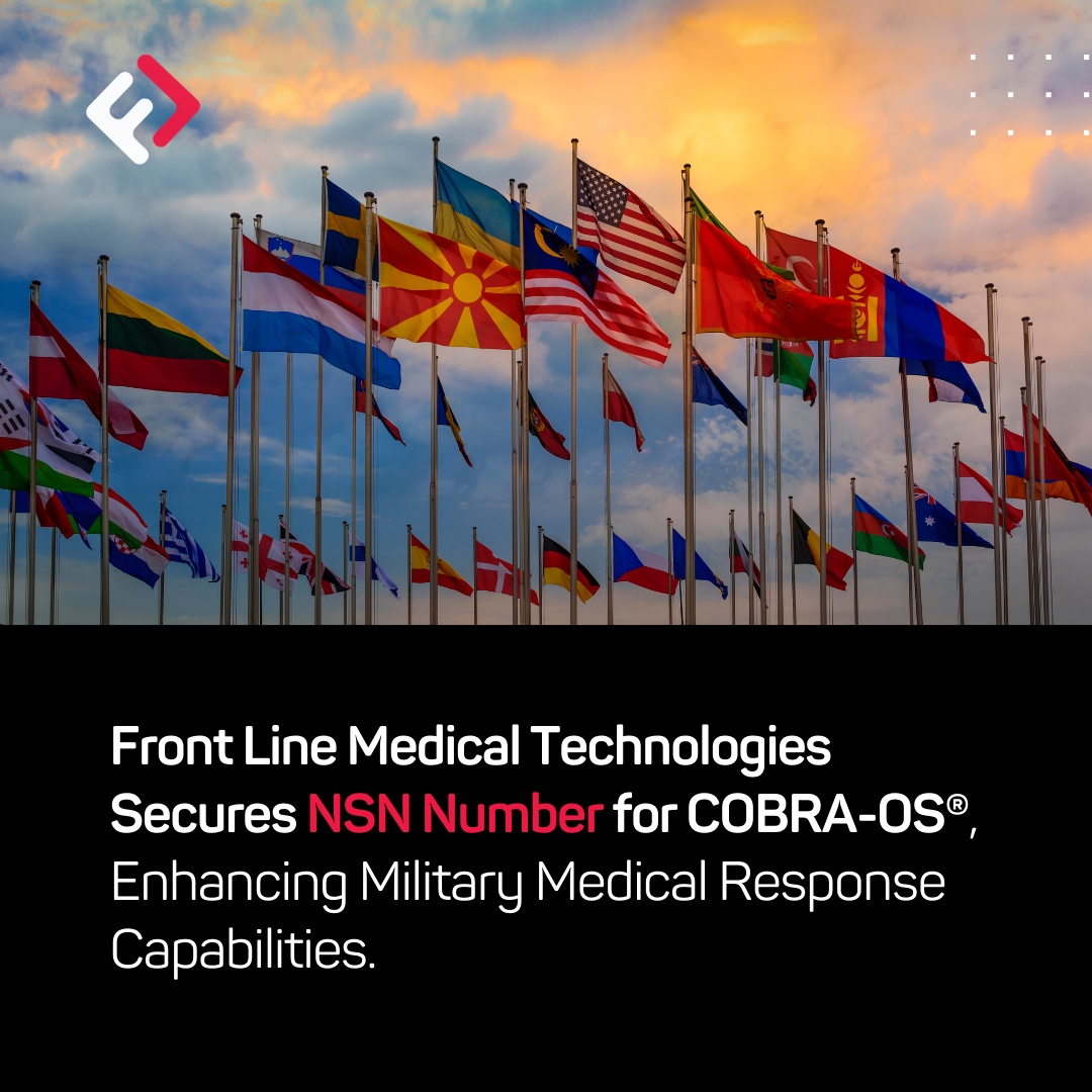 Proud to share that COBRA-OS® now has a NATO/NSN, enhancing its role in military medical care. This step forward streamlines its procurement process globally. Learn more: bit.ly/43p5oSN. #NATO #MilitaryMedicine #REBOA