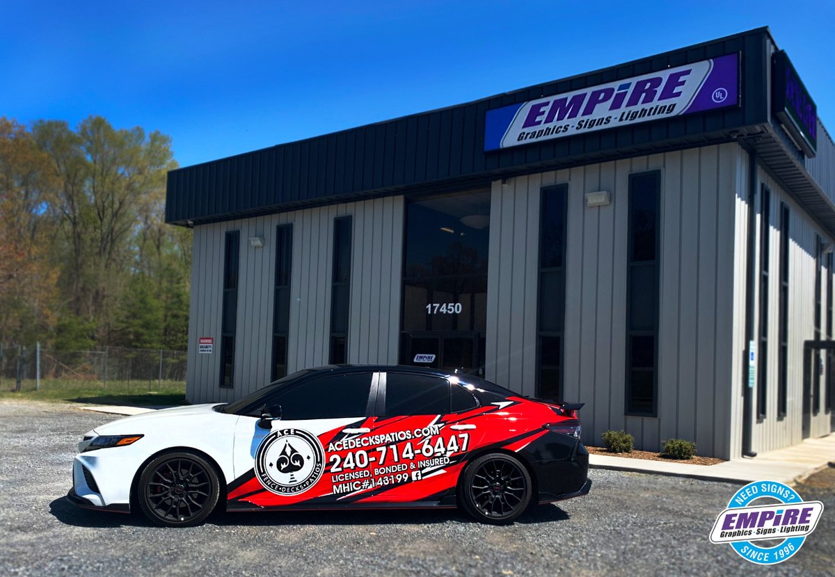 EmpireGraphics's tweet photo. Throwback to this beautiful wrap done for Ace Fence, Decks &amp; Patio 🎨. Always a pleasure working with these guys. https://t.co/hsqv7HtqkF