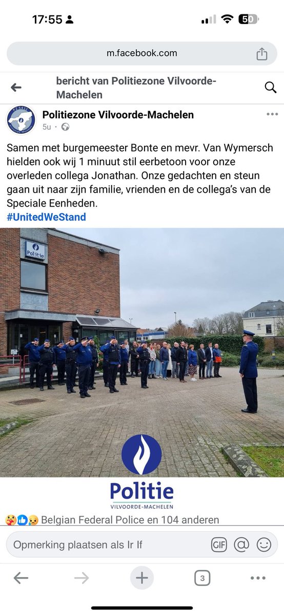 #UnitedWeStand <a href="/PolitieVIMA/">Politie VIMA</a>