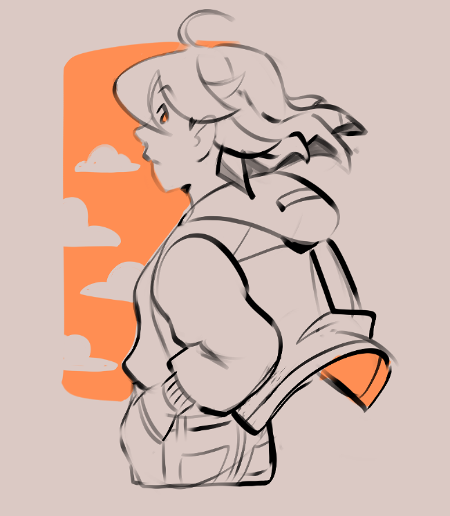 Stellardisposal's tweet photo. Hey there! I'll do a doodle like this if you give me a ko-fi :) https://t.co/IgEznDd51l