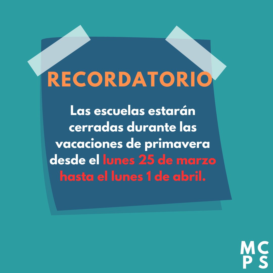 MCPS en Español tweet media
