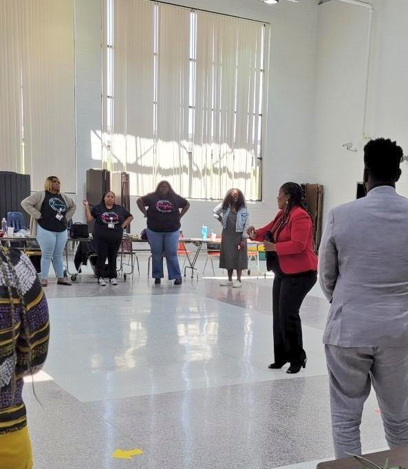 CynthiaMcCray19's tweet image. "Growing Together" in Clayton County Schools!  Thoroughly enjoyed facilitating a PD with this amazing group of social workers! They advocate for students daily! #BeAwesome  @ACSupports