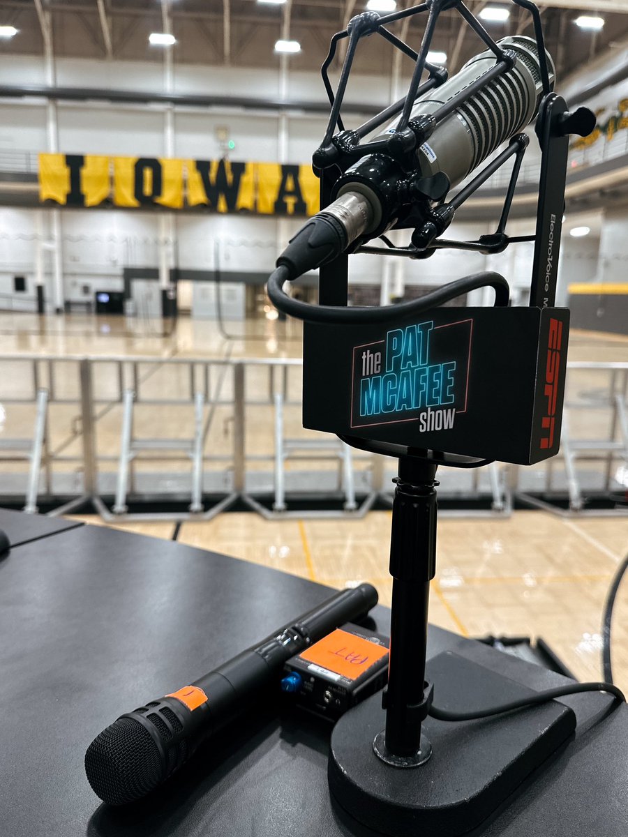 TheIowaHawkeyes's tweet photo. See you tomorrow! 👀

@PatMcAfeeShow x #Hawkeyes https://t.co/aOuM8L2K9F