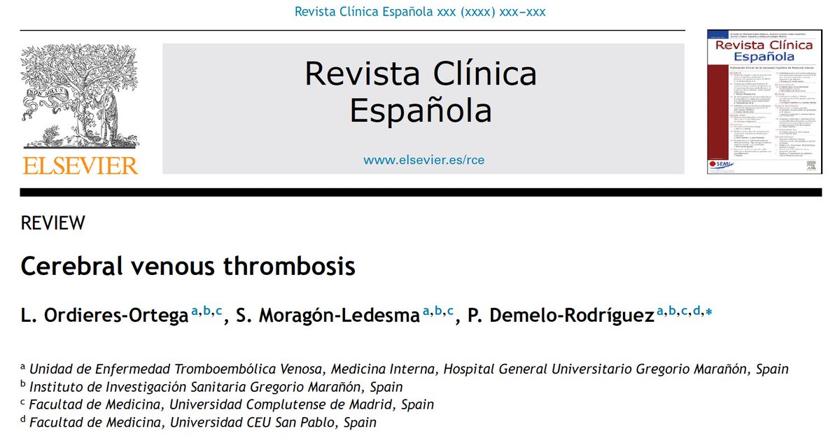gabi_puchepalao's tweet photo. ⭐️Update : "Trombosis venosa🧠 cerebral"⭐️

➡️ Trombos sitio inusual
➡️Incidencia⚠️ en aumento
➡️+ frec: 👩Mujeres, 🤰embarazo, 💊anticonceptivas
➡️ 20-50 años; Mujer-hombre 3:1

📊1,32 a 2,78 por cada 100.000 personas/año.

Dentro Hilo resumen 🧵🪡 https://t.co/80ibJXihS2
