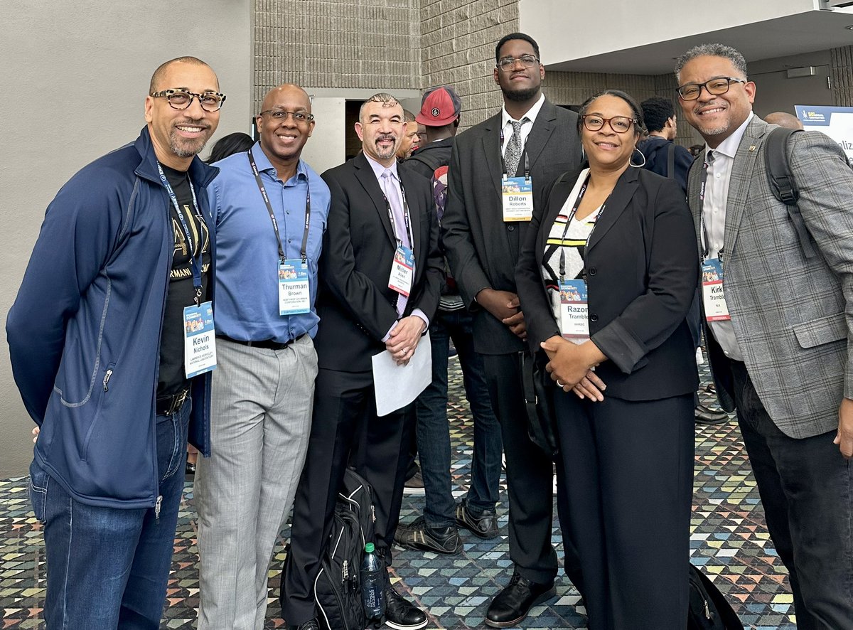 It was exciting to be in Atlanta for the <a href="/NSBE/">NSBE</a> 50th Anniversary Convention with these brilliant scientists and engineers!

Co-Founder, Kevin L. Nichols, Thurman Brown, Miller Allen, PhD, Dillon Roberts, Razon Tramble, Kirk Tramble 

#NSBE #50th #DiversityInTech #TheSocialEngineer