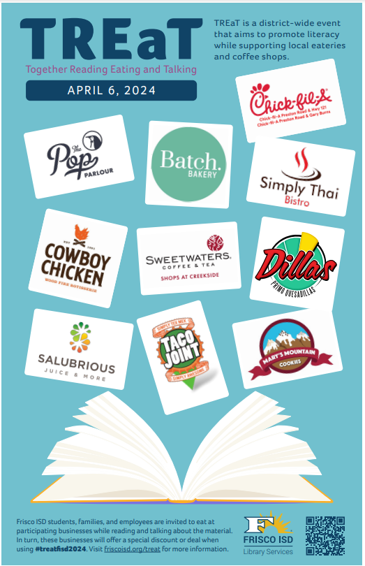 Frisco ISD Libraries (@fisd_libraries) on Twitter photo Join us on April 6 for this annual event! Besides discounts from participating businesses, please look for a basket of books provided by FISD Library Services for you to enjoy while you're there. <a href="/friscoisd/">Frisco ISD</a> #ElevateFISD Join us on April 6 for this annual event! Besides discounts from participating businesses, please look for a basket of books provided by FISD Library Services for you to enjoy while you're there. <a href="/friscoisd/">Frisco ISD</a> #ElevateFISD