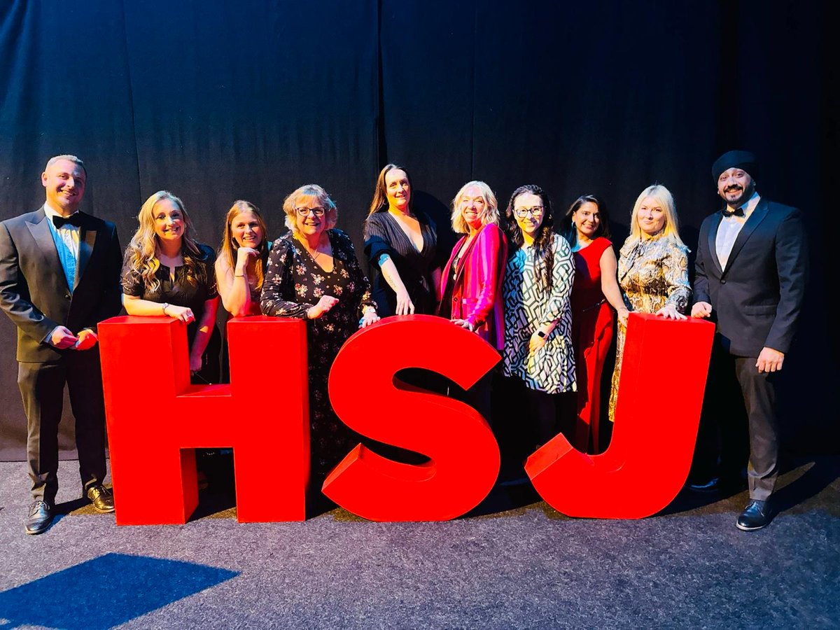 Our fantastic NHSP colleagues with the @WHHNHS team at tonight's @HSJ_Awards Partnership Awards - the winners are just about to be announced. We are nominated for Staffing Solution of the Year - fingers crossed! 🤞🤞