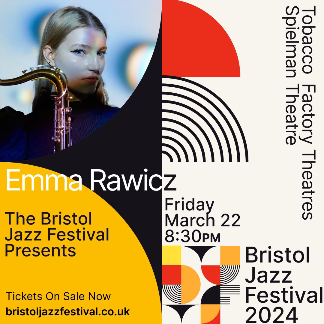 SOLD OUT tomorrow at @BristolJazzFest l! 🎉🎉. Thanks to everyone that has bought tickets - look forward to seeing you there 😎. You are in for a treat : the band features the mega Ivo Neame, Freddie Jensen & Asaf Sirkis. Looking forward. ❤️