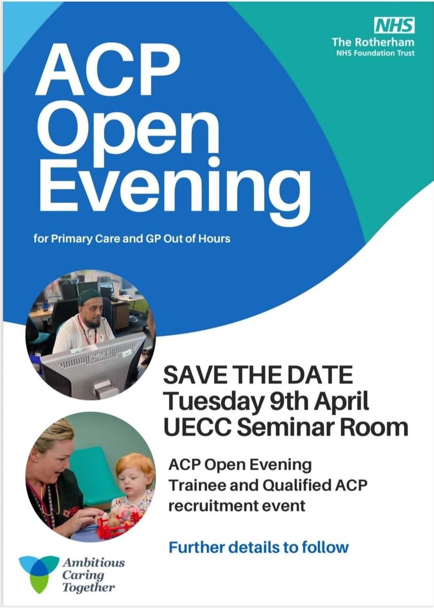 Who fancies a change? 

💥Pop over on the 9th of April if you are intrested in becoming an ACP or fancy something new 💥

#NewJob
#TeamUecc