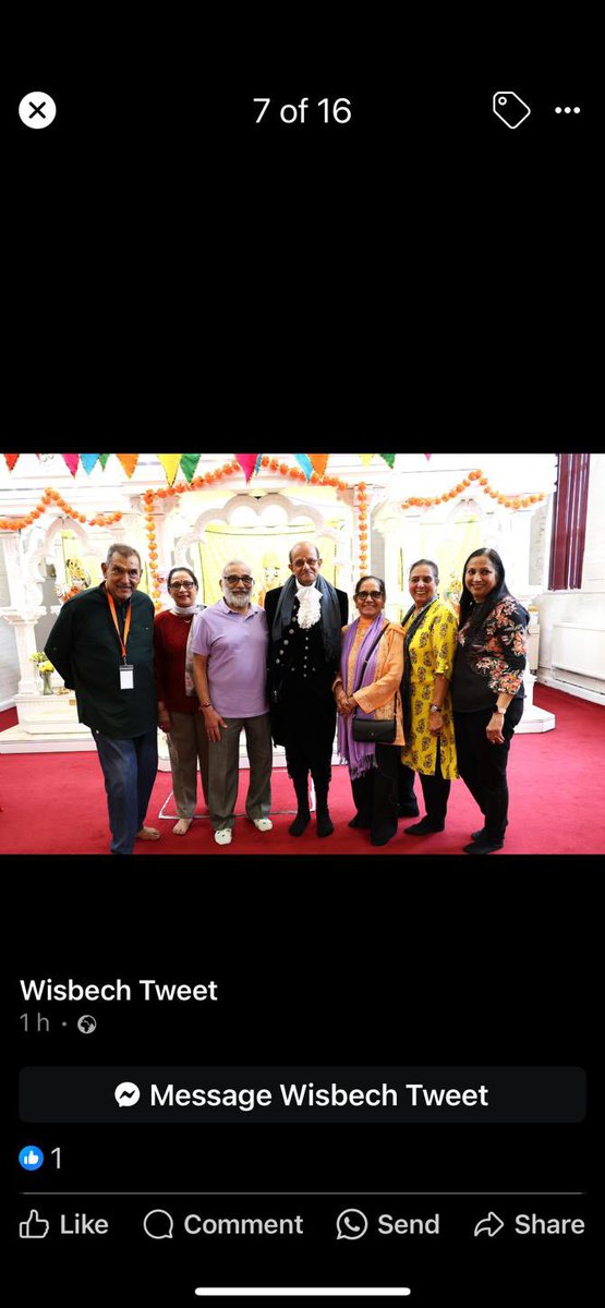 Afternoon at Peterborough Interfaith Meeting held at the Hindu Temple in Peterborough in the company of the Lord Lieutenant Mrs Julie Spence and other distinguished Guests - a very interesting talk by Mrs Reddy about Hinduism followed by Q & A