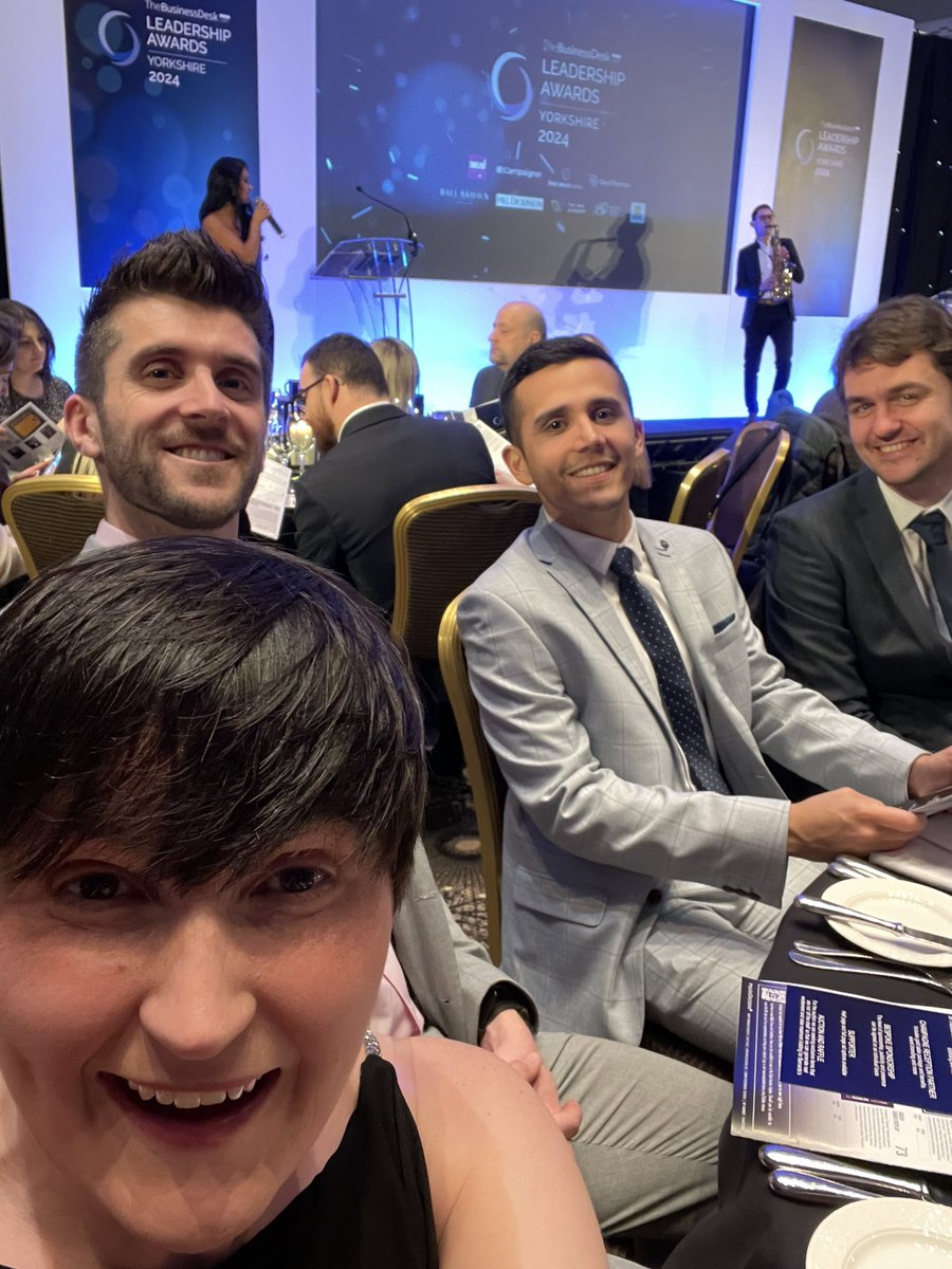 Shouting out to everyone at #YLA24 celebrating Yorkshire’s finest leaders! Best of luck to our very own Richard and Andy 🤩🙌🏻🏆 @BusinessDesk_YK