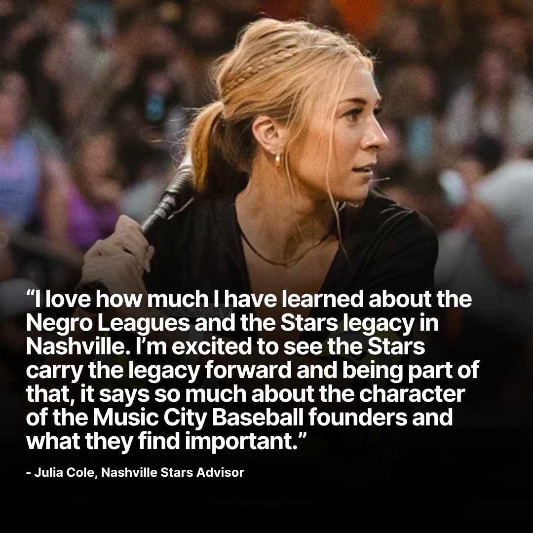 Stars music advisor <a href="/juliacolemusic/">Julia Cole +1 (281) 336-9956</a> is ready for the chance to cheer on her new “home” team - the Nashville Stars. In the meantime, she continues to spend plenty of time on the field now.

Cole had the honor of singing at the first baseball game in the Middle East and just before