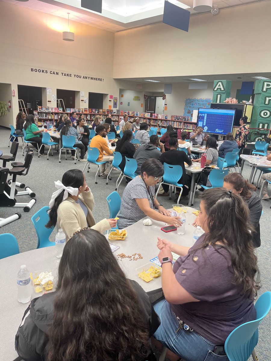 Aliefsneed's tweet photo. Come rain or shine, weโre always up for B.I.N.G.O.! Huge shoutout to our hospitality committee for hosting game day with mouthwatering nachos. ๐ #PositiveClimate https://t.co/IssDs95Gee