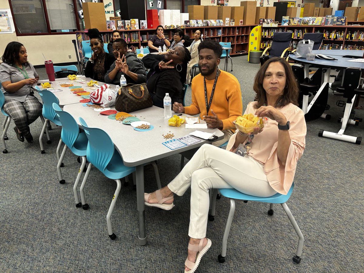 Aliefsneed's tweet photo. Come rain or shine, weโre always up for B.I.N.G.O.! Huge shoutout to our hospitality committee for hosting game day with mouthwatering nachos. ๐ #PositiveClimate https://t.co/IssDs95Gee