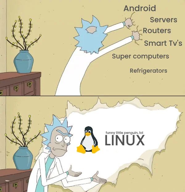 linuxopsys's tweet image. When someone says, &quot;Does anyone actually use Linux, lol&quot;