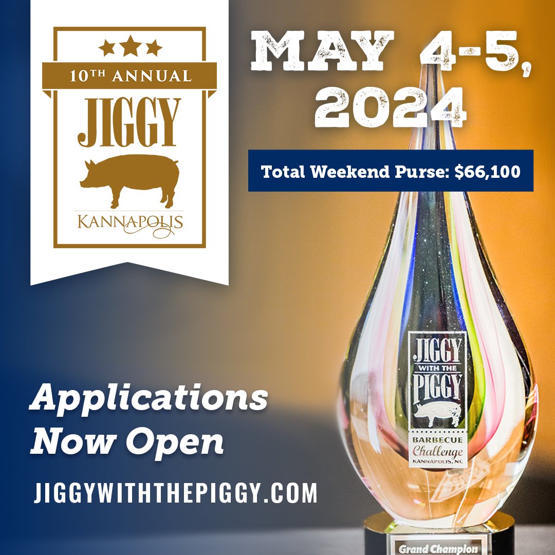 Don't miss out on the mouthwatering festivities at the 10th Annual Jiggy with the Piggy BBQ Challenge, happening May 4-5th in Kannapolis, NC! Join us for a finger-licking good time filled with BBQ delights and family fun! Go to: kannapolisnc.gov/Community/Jigg…