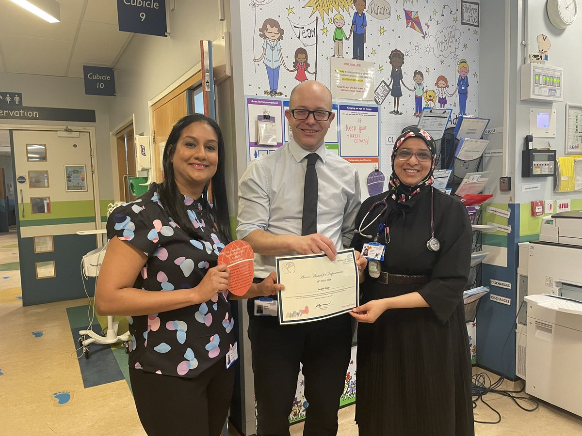 A fantastic week celebrating our brilliant colleagues <a href="/Bham_Childrens/">Bham Children's Hosp 💙</a> who have a keen eye for improvement with outstanding results! Well deserved acorns presented by @BWC_MattB <a href="/trini_anandi/">Anandi</a> <a href="/KIDSNTS/">KIDSNTS</a> 🌟🌟