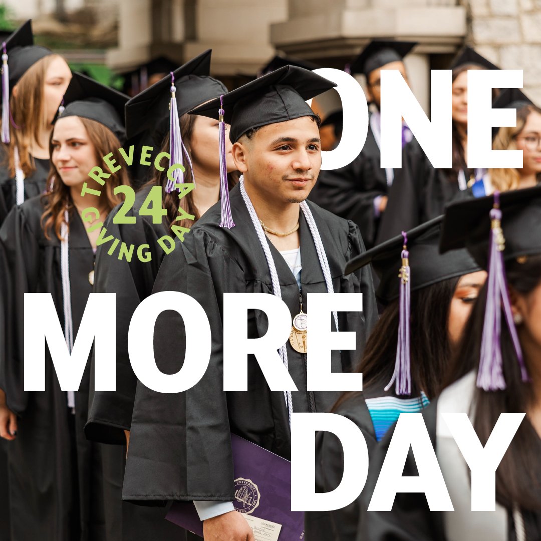Tomorrow is the day! 🥳 Why give? 'I give on Giving Day because it’s the least I can do for a place that changed my life. I give in the hope that I might help Trevecca change 2 and 3 generations of lives as it did mine.' - Dr. Brodrick Thomas, '13, '16, '20