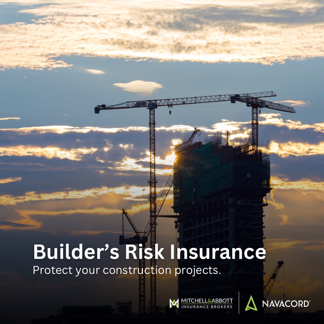 #BuildersRiskInsurance is an important coverage for all those working on construction projects. We protect your construction projects, materials on-site, and liability in the event of physical loss or damage due to an insured event, such as fire, theft, or vandalism.