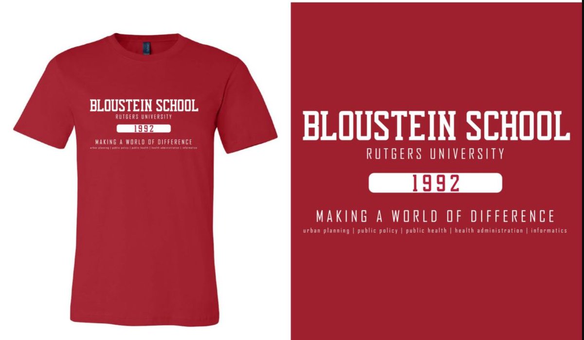 During these final hours of #RUGivingDays, make a donation of $25 or more to ANY of our funds, and get a Bloustein School t-shirt!  Visit go.rutgers.edu/ejbdonate to make your gift and unlock impactful opportunities for Bloustein School students across our disciplines.