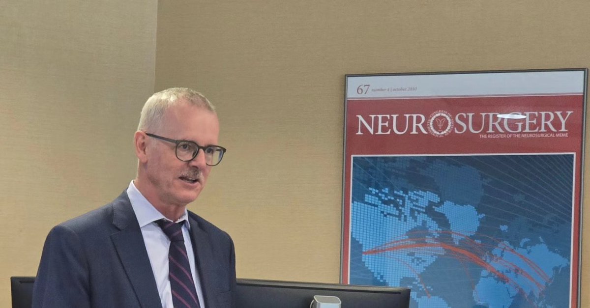 *It was an absolute pleasure having Dr. Michael McDermott, chair of Neurosurgery @ Miami Neuroscience Institute, as our visiting professor today at Emory Neurosurgery. Our residents loved learning from him and we hope to have him visit again very soon! #Neurosurgery