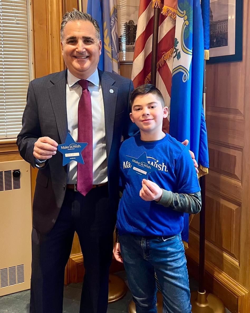 Anthony Muoio is helping Milford’s <a href="/jerseymikes/">Jersey Mike's Subs</a> (1599 Boston Post Road) raise money for <a href="/MakeAWishCT/">Make-A-Wish Connecticut</a> 

Visit the Milford store at any time on 3/27 and 100% of each purchase will be donated to Make a Wish Connecticut. 

Milford residents always making a difference! Thanks Anthony!
