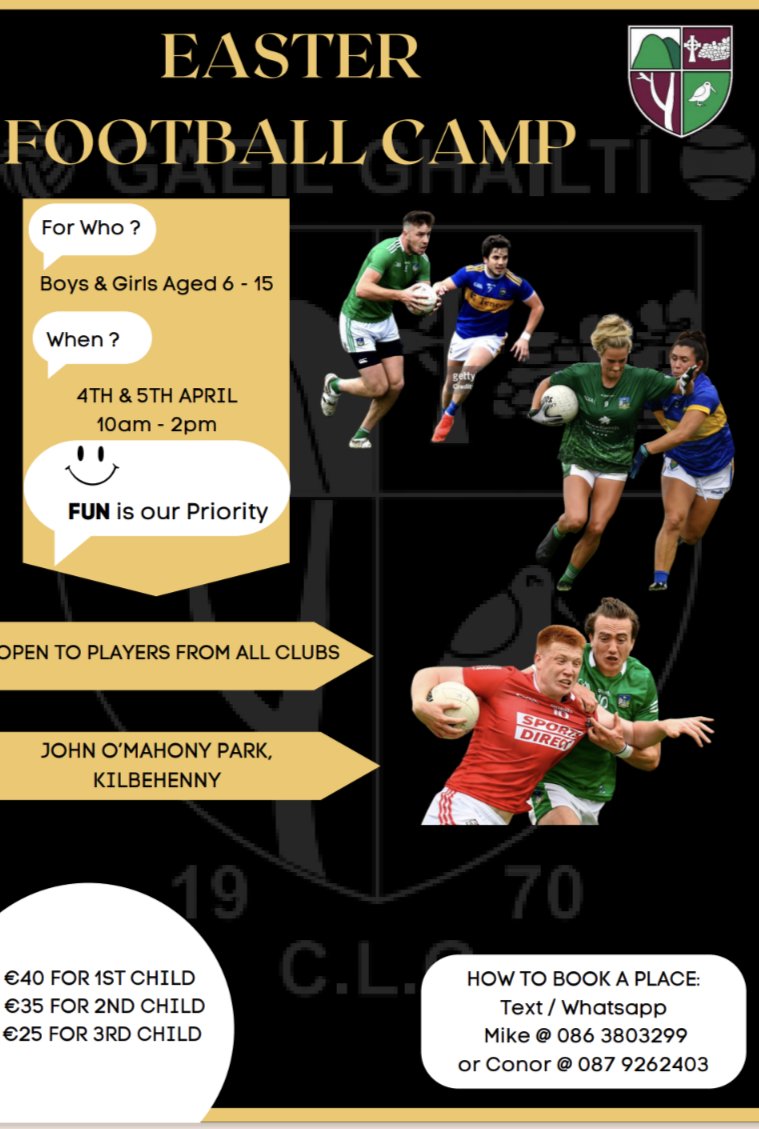 Galtee Gaels GAA tweet media