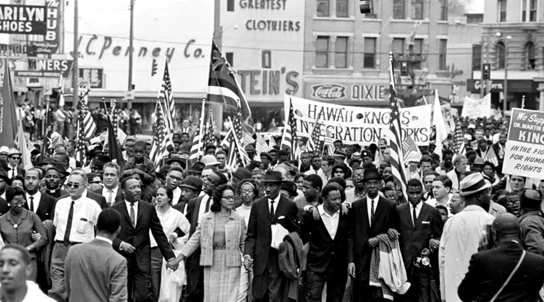 59 years ago today, thousands of protesters left Selma on their march to Montgomery for the right to vote.

And still today, that march for voting rights continues.

Democrats will keep working to pass the John Lewis Voting Rights Advancement Act to help end voter discrimination.