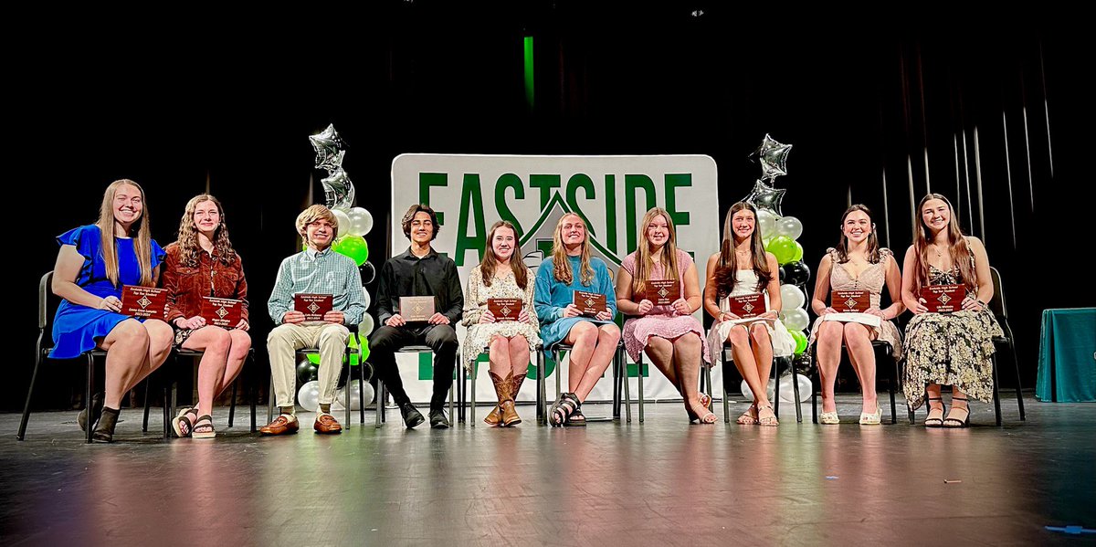 Introducing the phenomenal #Top10 graduates for the class of 2024 from Eastside High School! @EHS_Eagles! #GoEagles