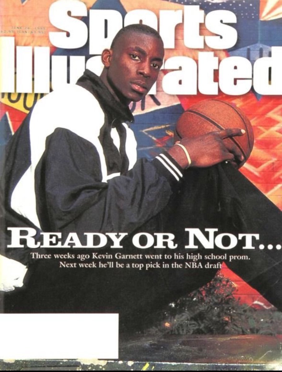 When it comes to 'Most Influential', don't forget about this guy... Kevin Garnett may not be at the top of that list, but the influence from his decision in 1995 became far more impactful than people realize. KG led a movement that transformed BOTH College as well as the NBA.
