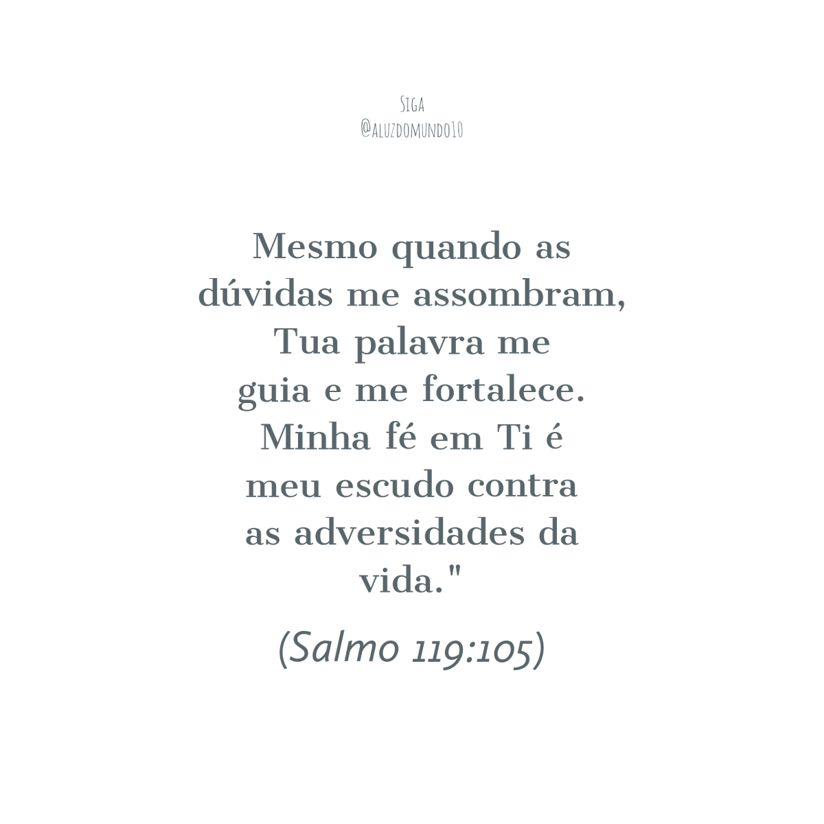Fé Inabalável. ✨