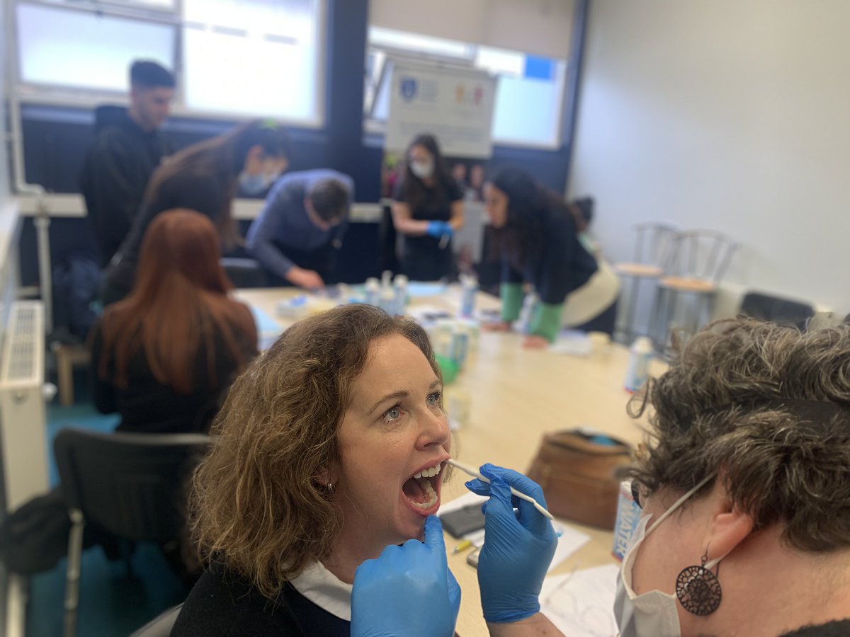 We had a great day training practitioners and researchers in oral health data collection today in @DentalSchoolTcd @ageingwithID @tcddublin . Lovely to see transfer of new methods from research into practice. #MOSST A ten year overnight success.