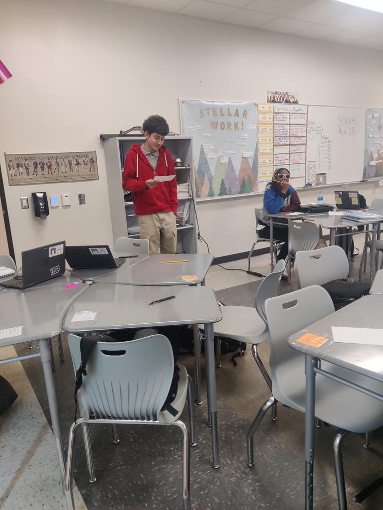 Wigley_History's tweet image. Debate day:
6 questions were posed and the students stood on the left for disagree and the right for agree. The opinions were well informed and the defenses were very passionate! We now better understand why the Vietnam War was so polarizing.
@iamsharpstown