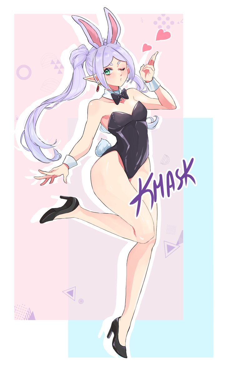 YES! Frieren wearing a bunny girl suit!!