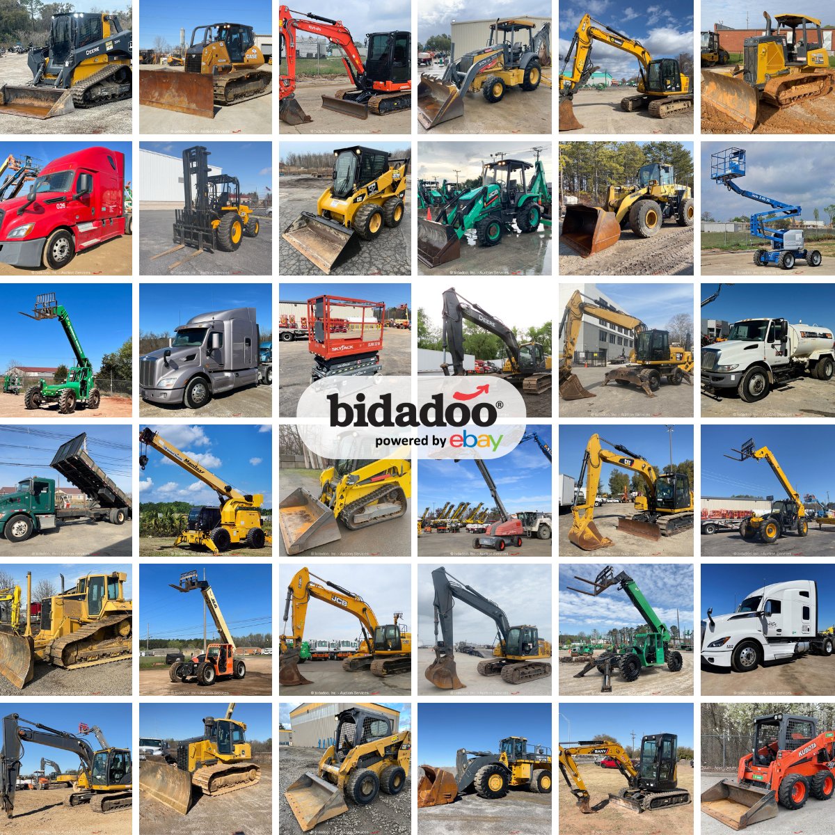 Valued Buyers! Our End-of-Quarter auction is here with a full lineup of top-quality equipment, trucks, and more. Everything sells to the high bidder on Tuesday, March 26th, with No Reserves and No Buyer's Premiums. Bid Now: bidadoo.auction/Mar-26